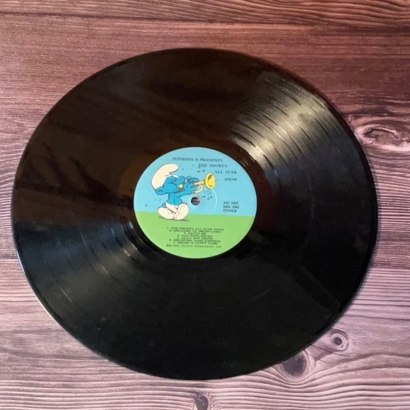 Vintage Smurf All-Star Show Vinyl Record | Collectible - Picture 5 of 8